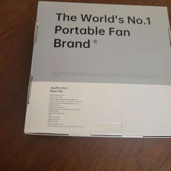 New Jisulife Neck Fan Life 3 Cooler Portable Bladeless Fan New in the box - Picture 10 of 10